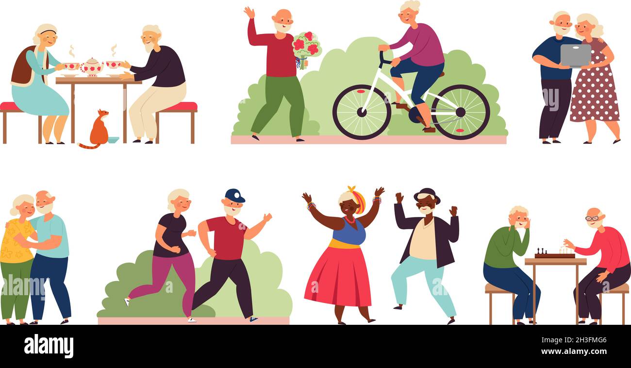 Dance group older Cut Out Stock Images & Pictures - Alamy