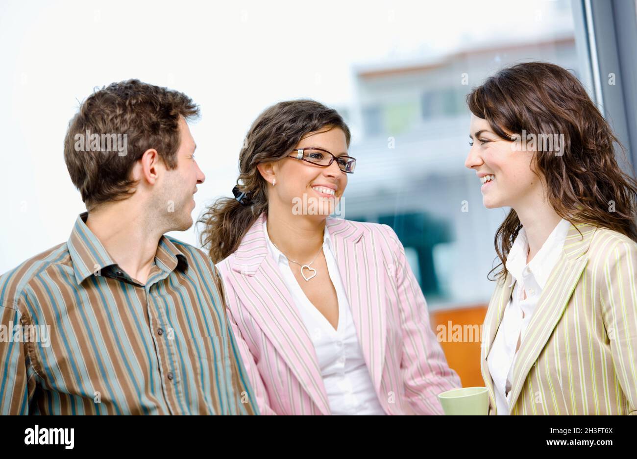 Businesspeople having coffee break Stock Photo