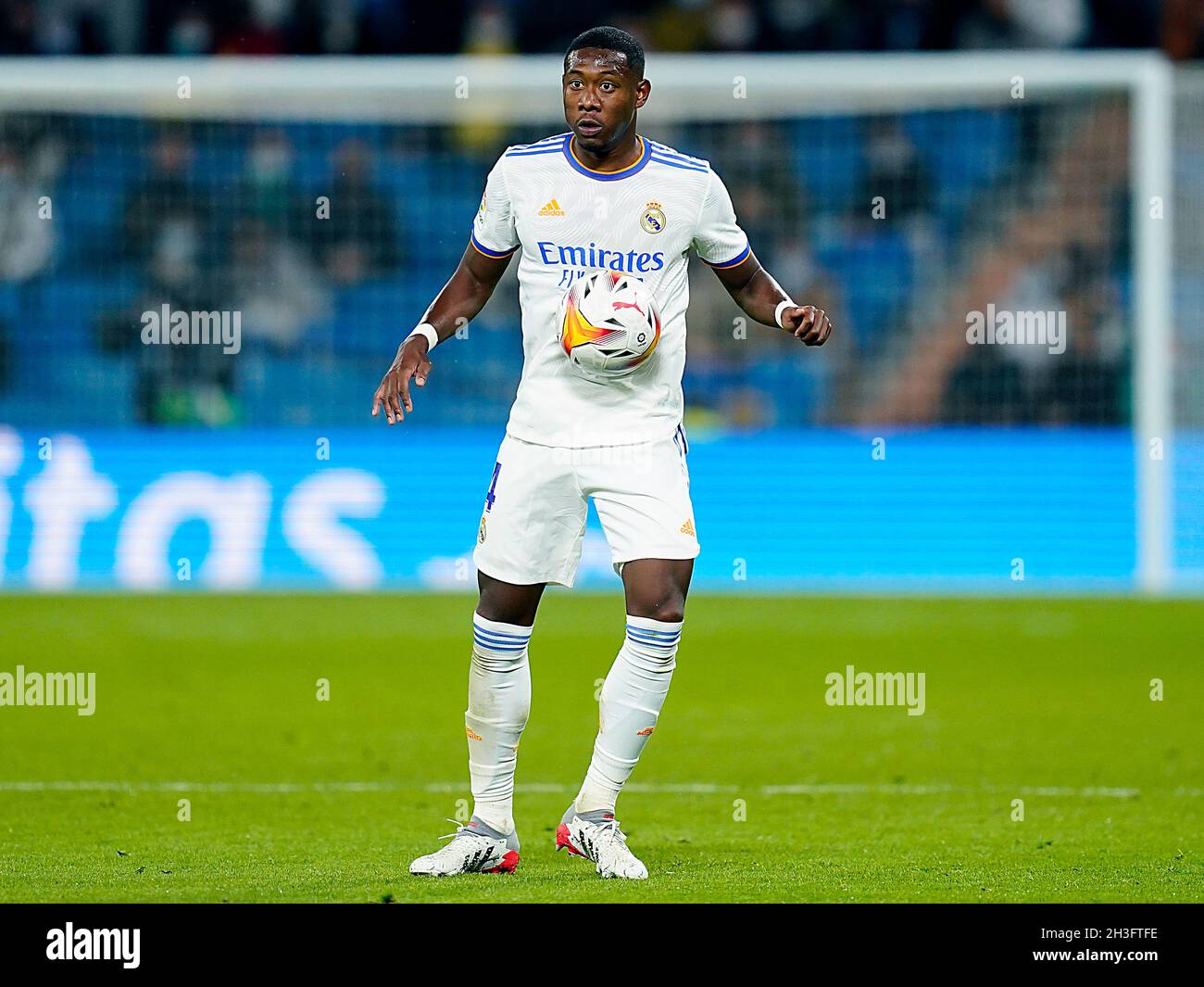 David Alaba of Real Madrid CF during the La Liga match between Real ...