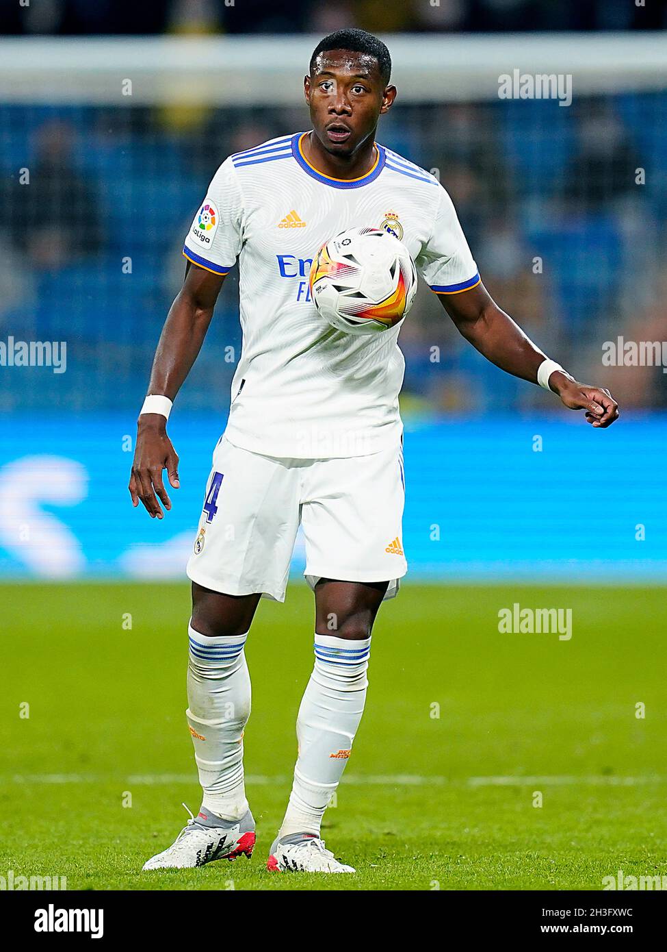 David Alaba of Real Madrid CF during the La Liga match between Real