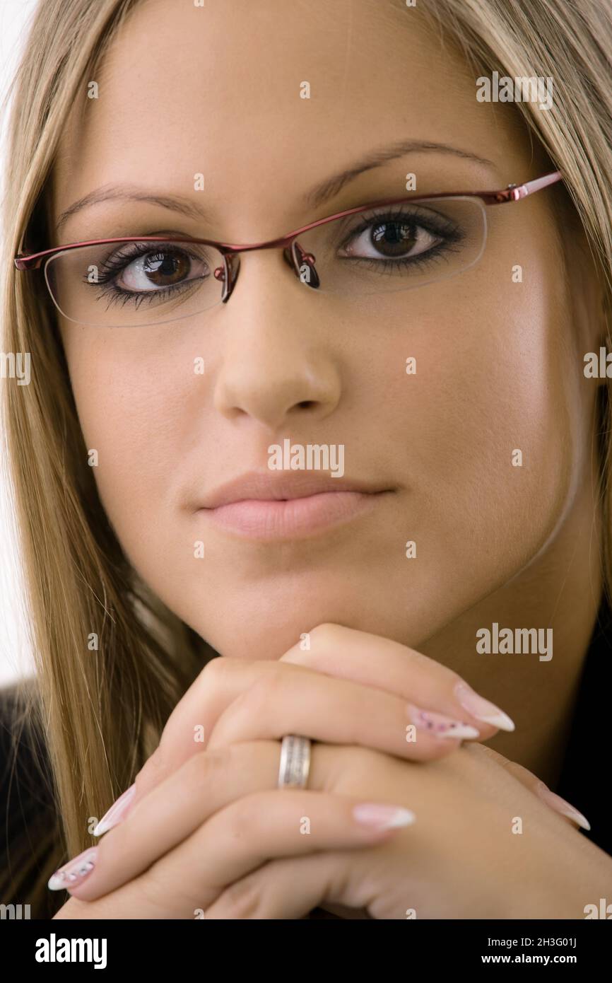 Young businesswoman Stock Photo