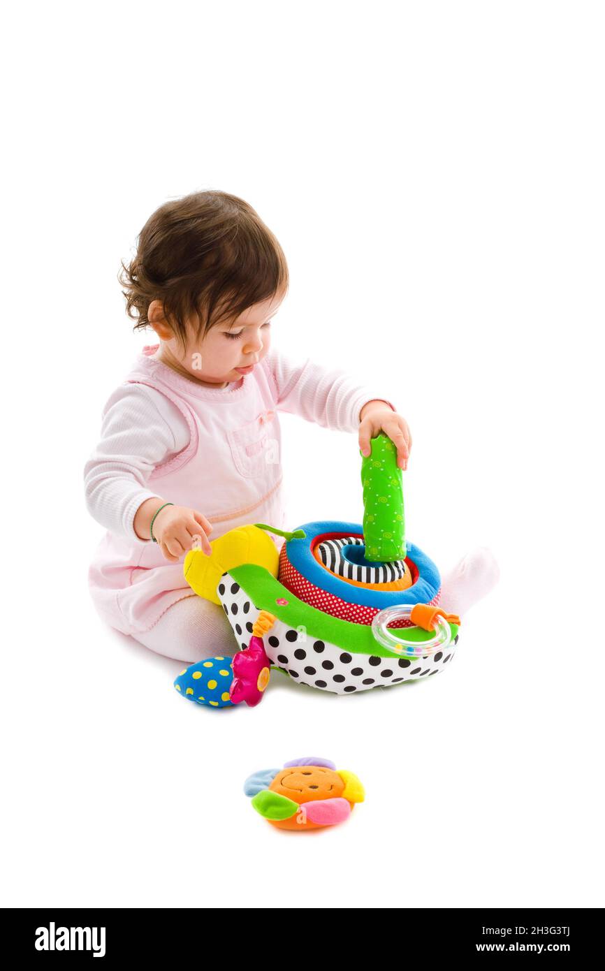 Happy baby isolated Stock Photo - Alamy