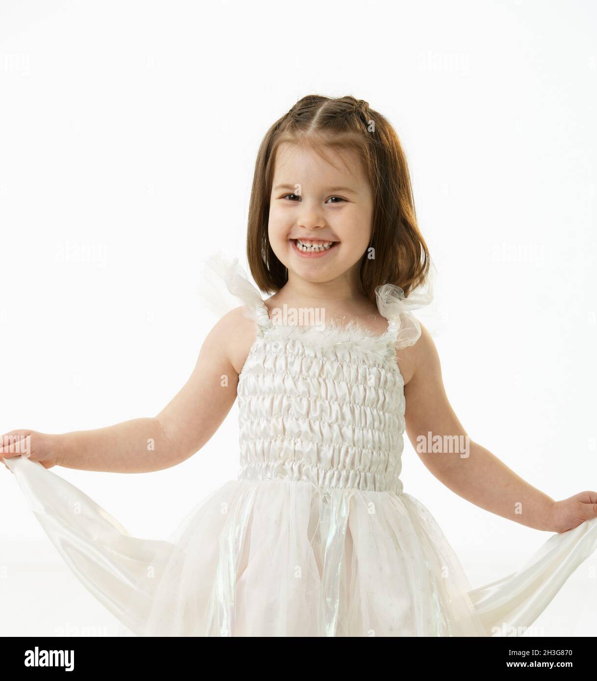 Portrait of happy little girl Stock Photo - Alamy