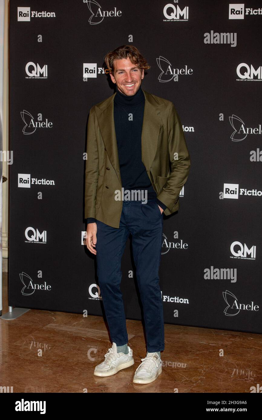 Italian actor Alan Cappelli Goetz during the photocall on the occasion of the Premiere of the Italian actor Alan Cappelli Goetz during the photocall on the occasion of the Premiere of the