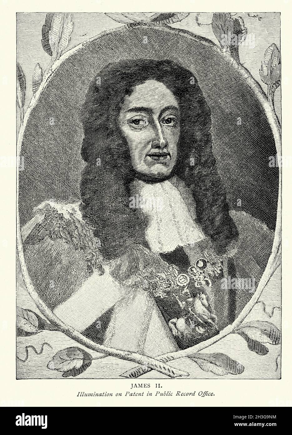 Portrait of King James II of England and King of Scotland as James VII