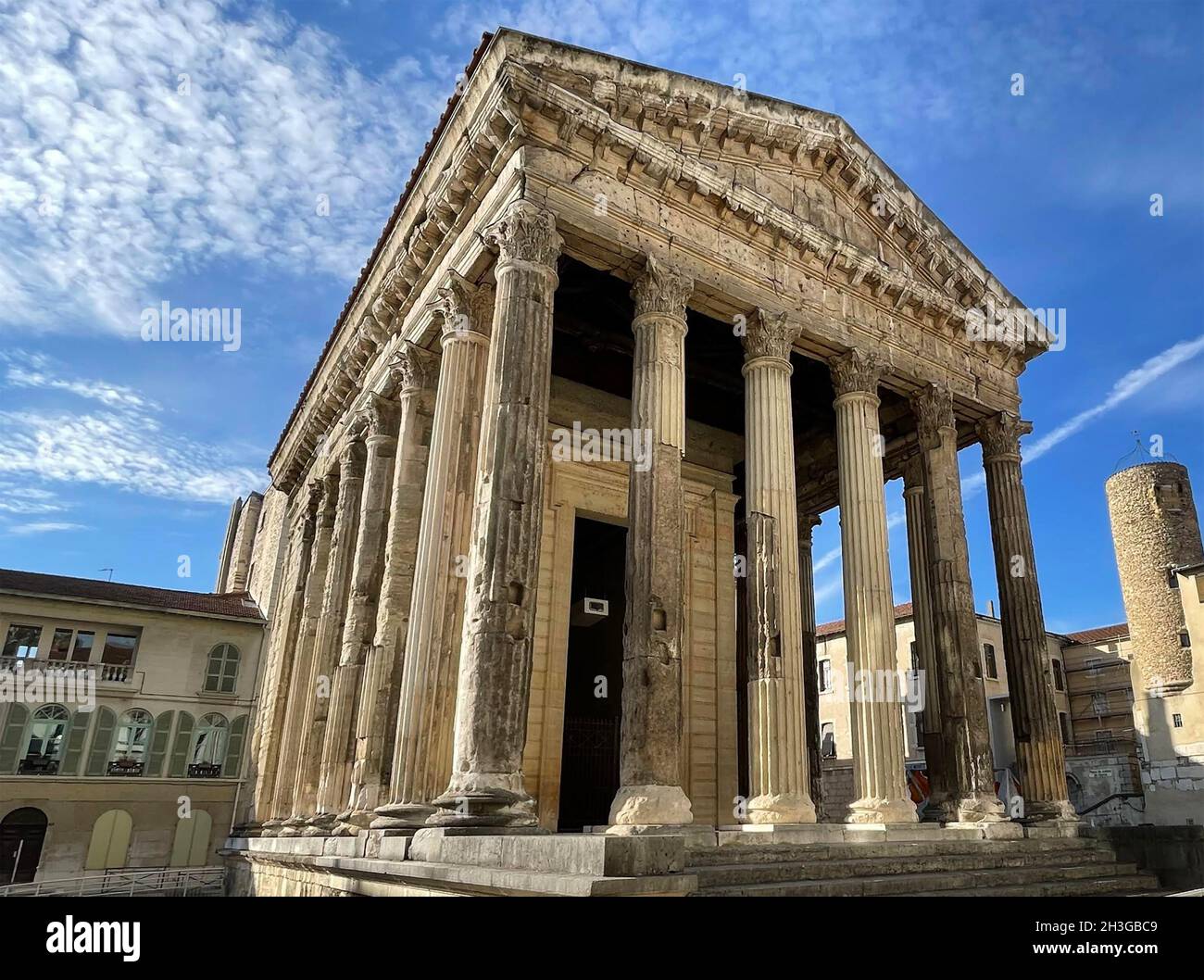 VIENNE,Isère, France. Temple of Augustus and Livia Stock Photo Alamy