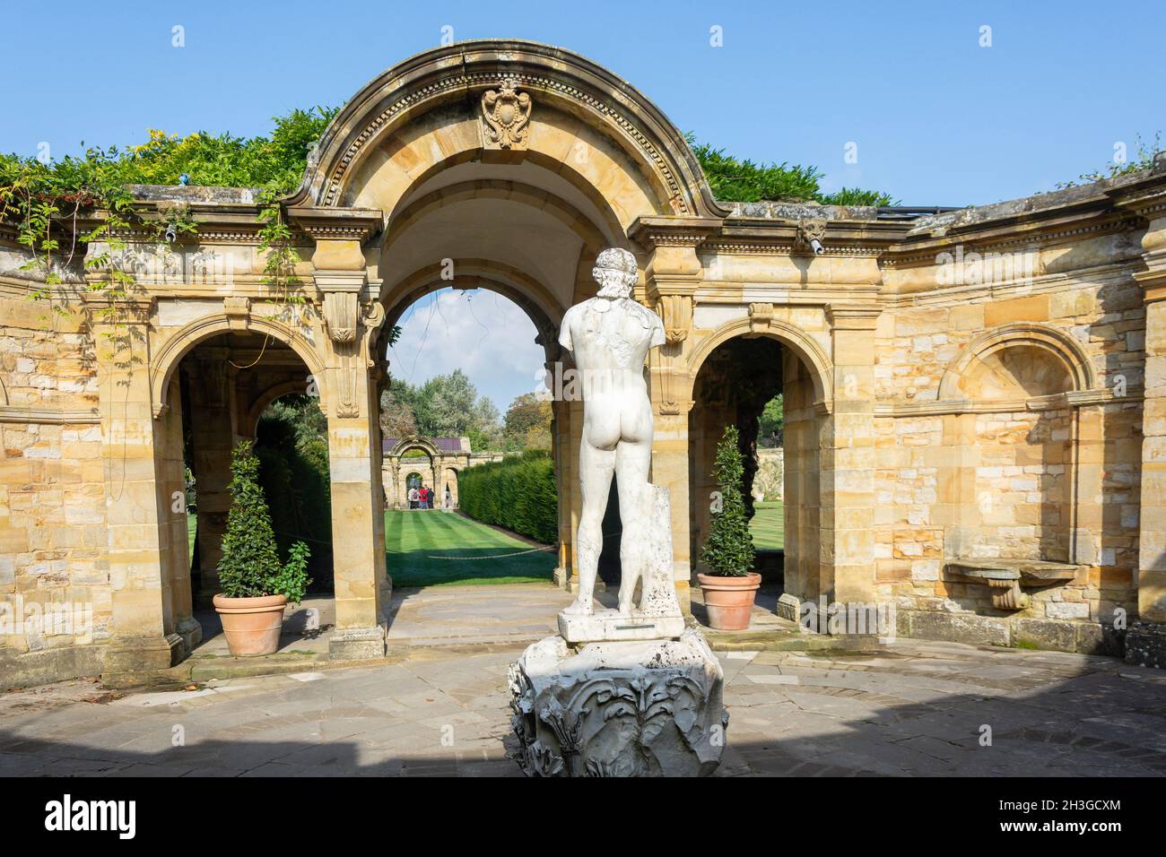 Italianate Garden, Hever Castle, Hever, Kent, England, United Kingdom Stock Photo