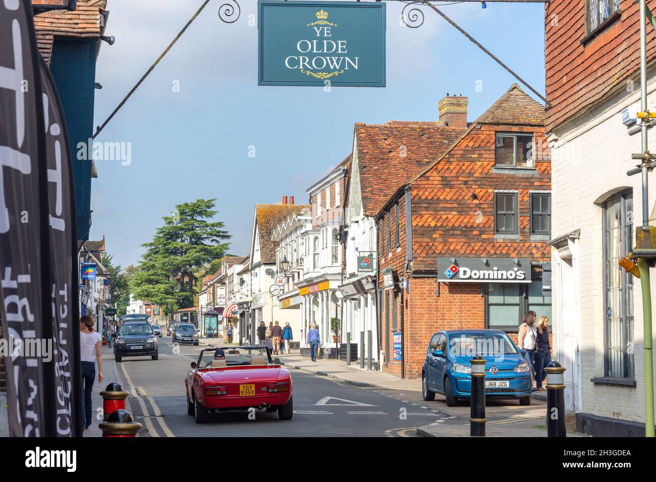 High Street, Edenbridge, Kent, England, United Kingdom Stock Photo