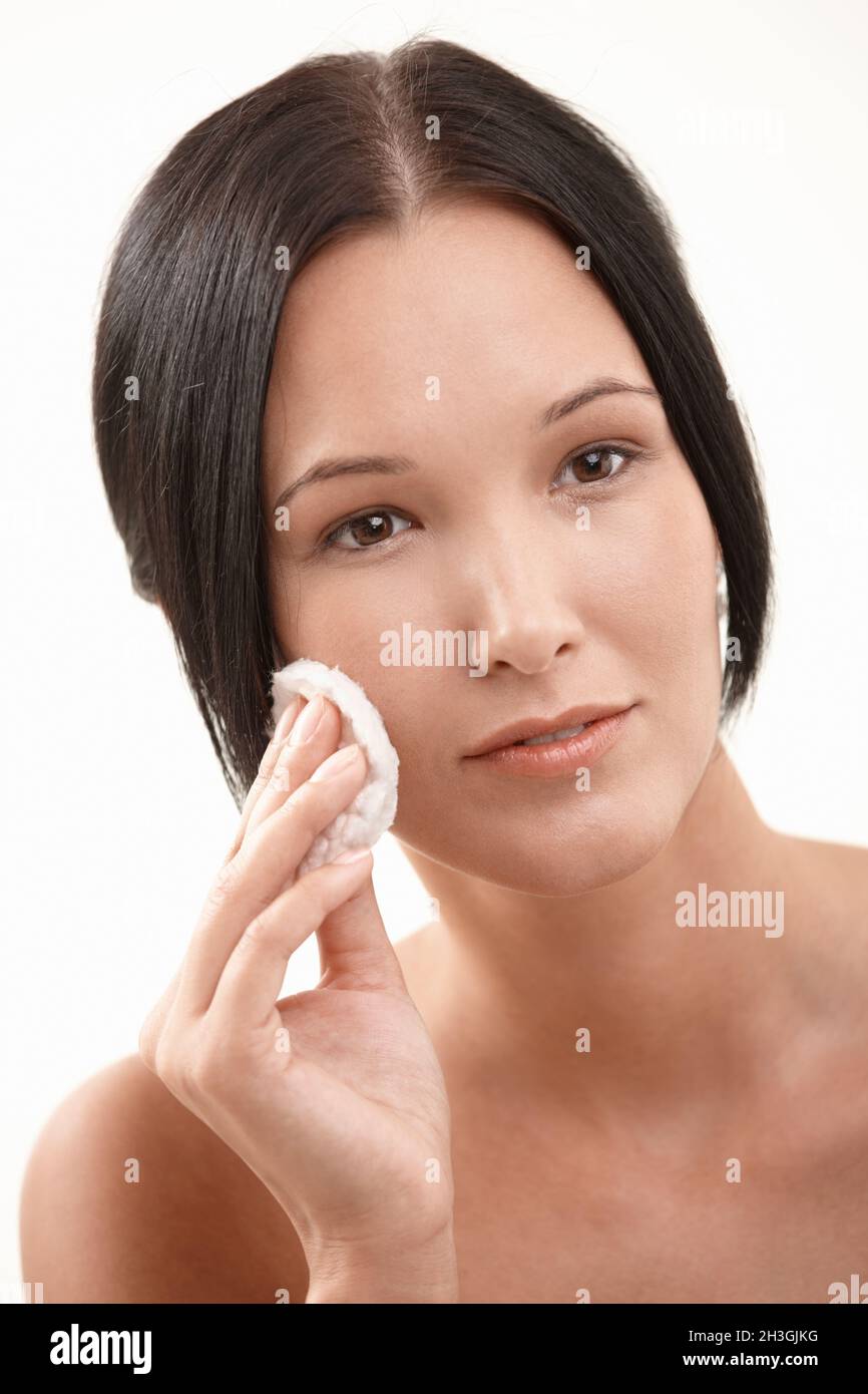 Woman closeup portrait face hi-res stock photography and images - Alamy