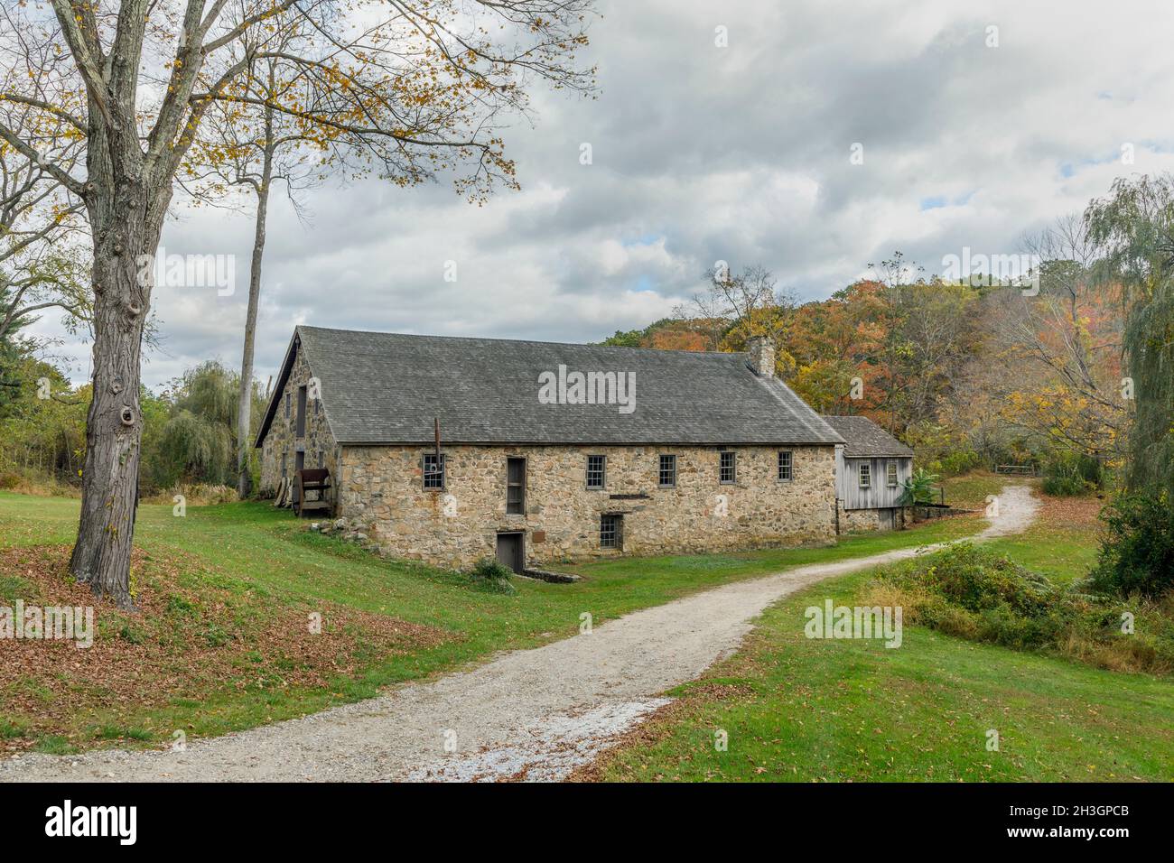 Gristmill and Sawmill, Waterloo Village, Stanhope, New Jersey, USA