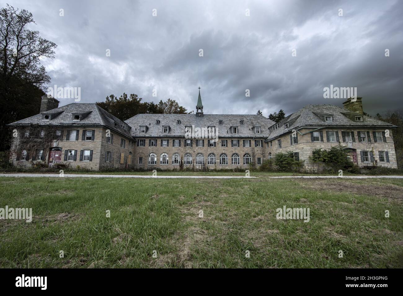 St. Paul’s Abbey, Newton,  Andover Township, Sussex County, New Jersey, USA Stock Photo