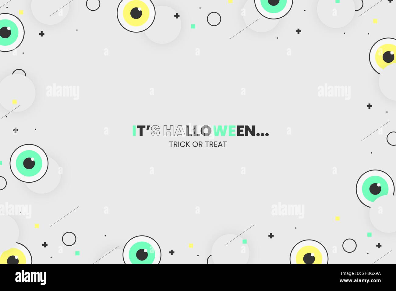flat halloween background vector design illustration Stock Vector Image ...