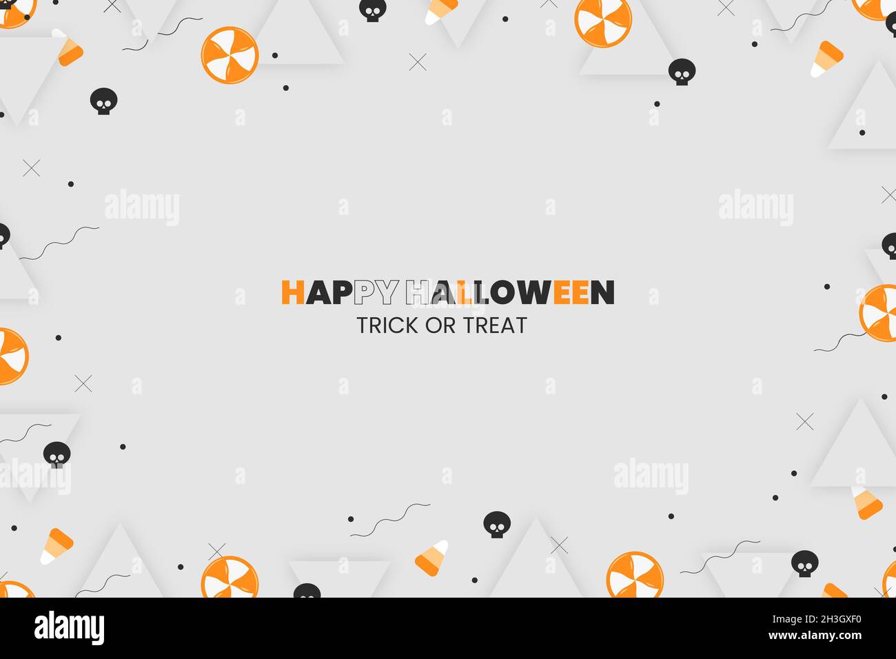 flat halloween background vector design illustration Stock Vector Image ...