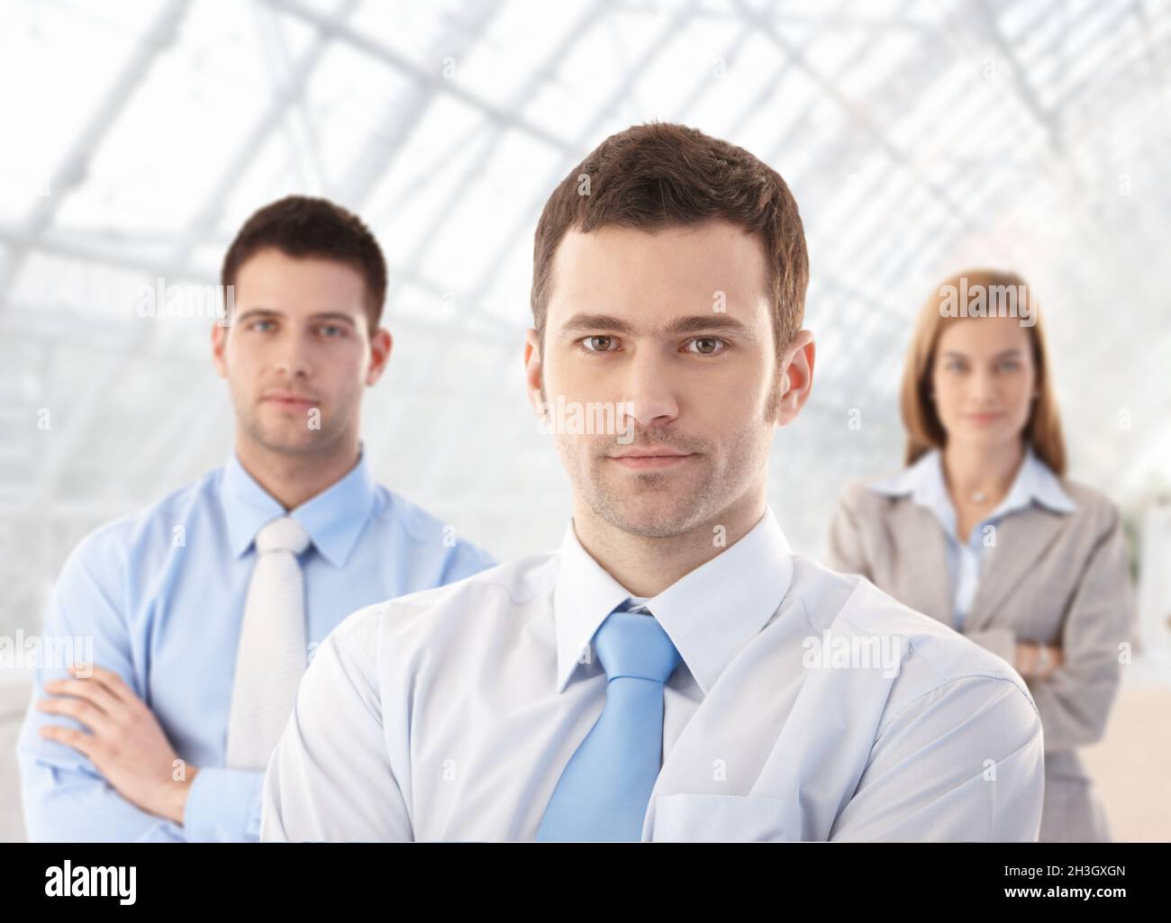 Portrait of confident businessteam Stock Photo