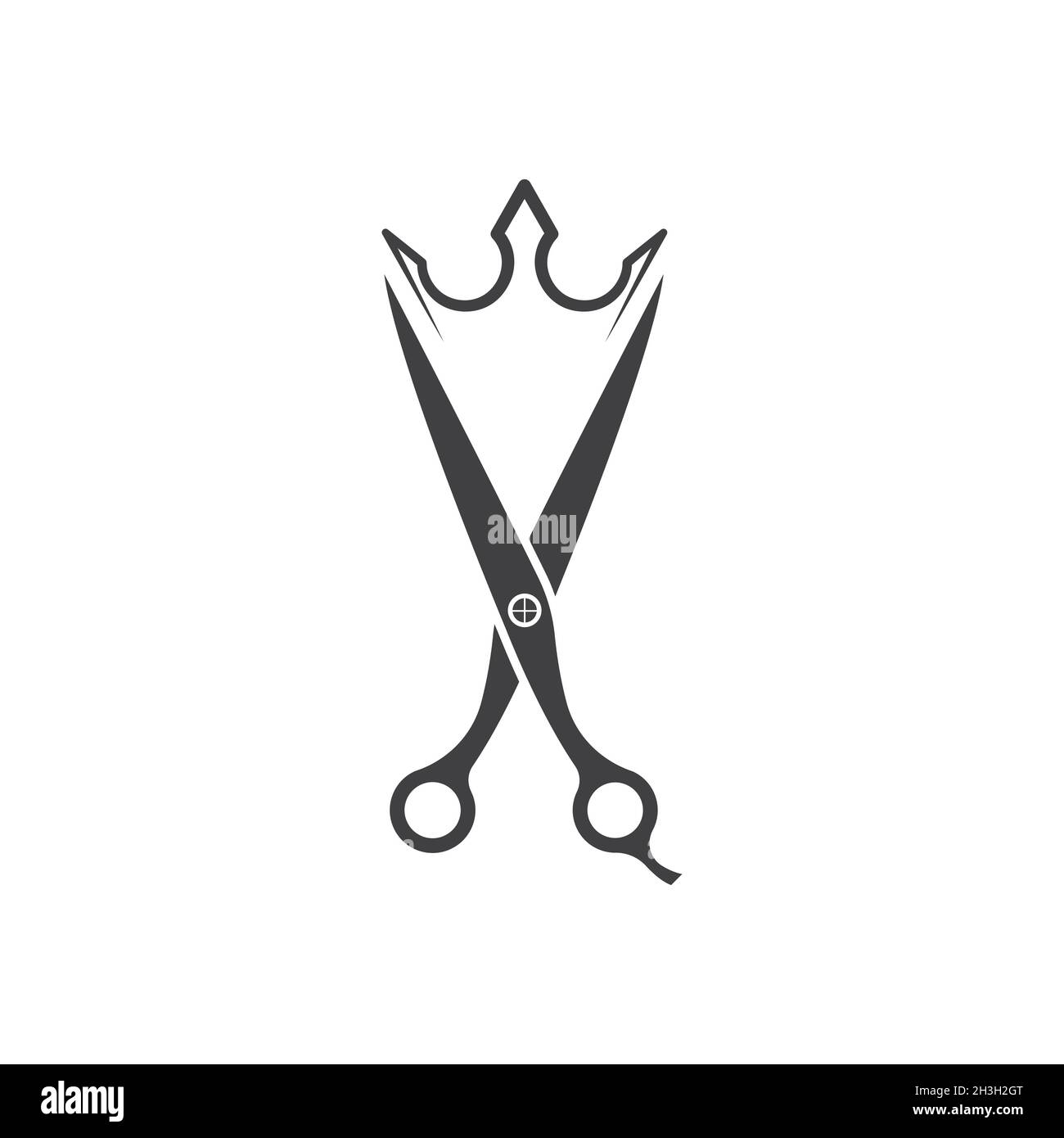 barber shop Vector icon design illustration Template Stock Photo - Alamy