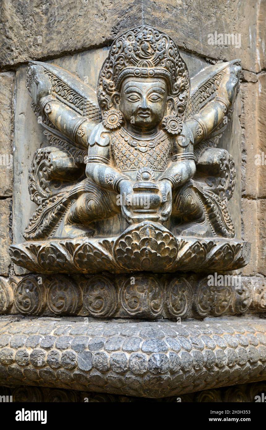 Ancient Hindu statue Stock Photo Alamy