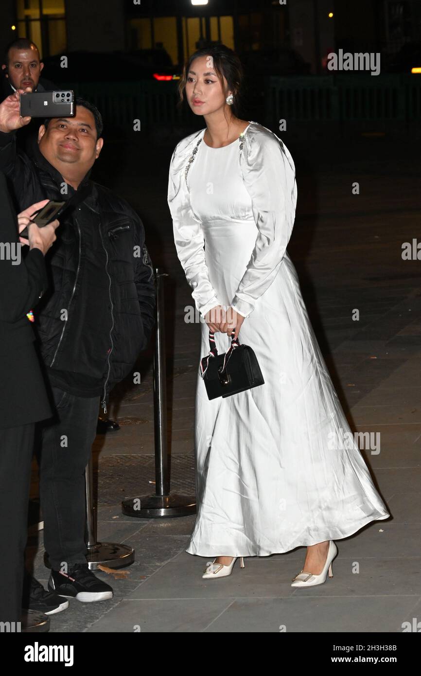 London, UK. 28th Oct, 2021. Betty Bachz attends British Vogue and Self