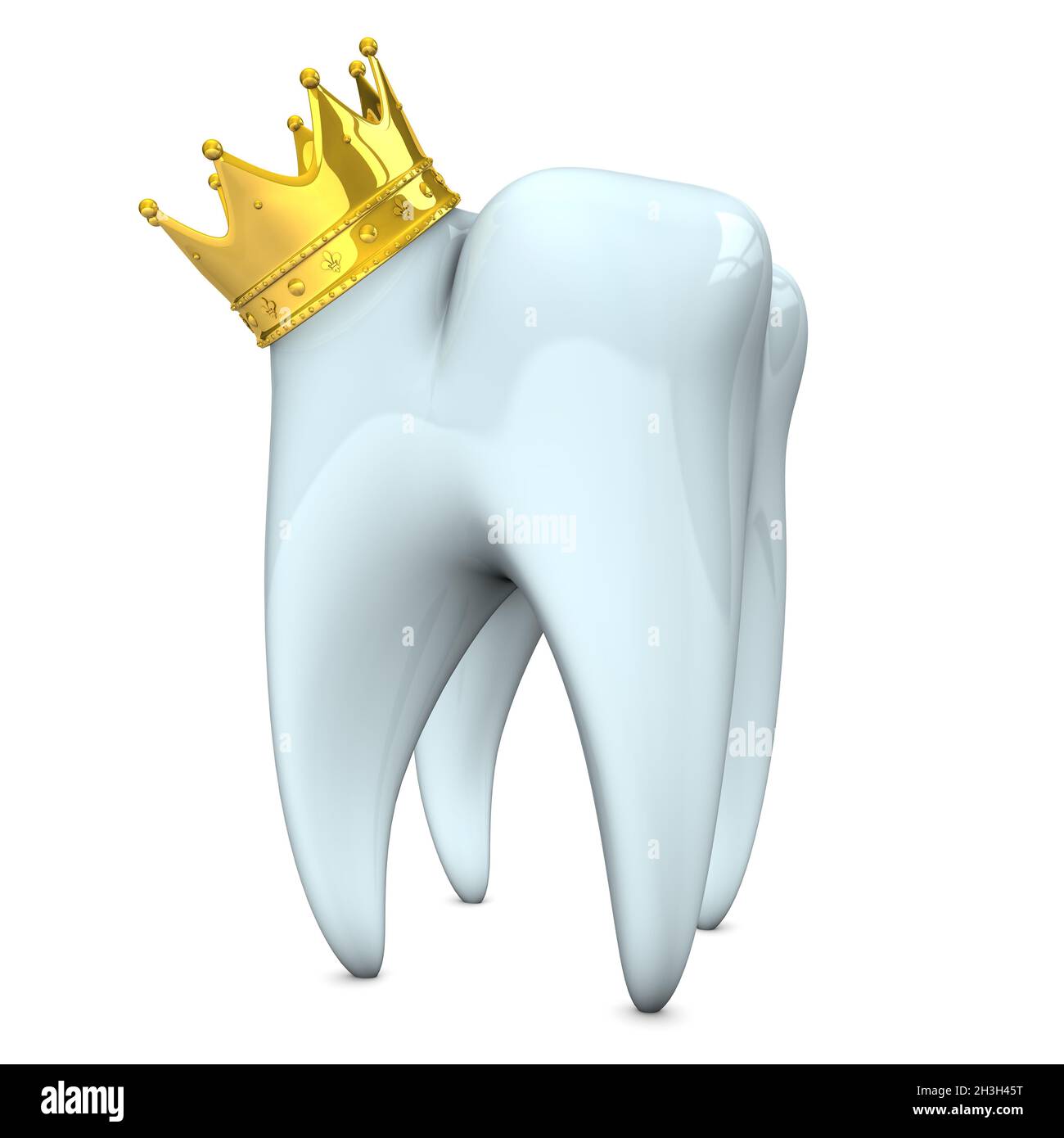 Tooth Small Crown Stock Photo Alamy