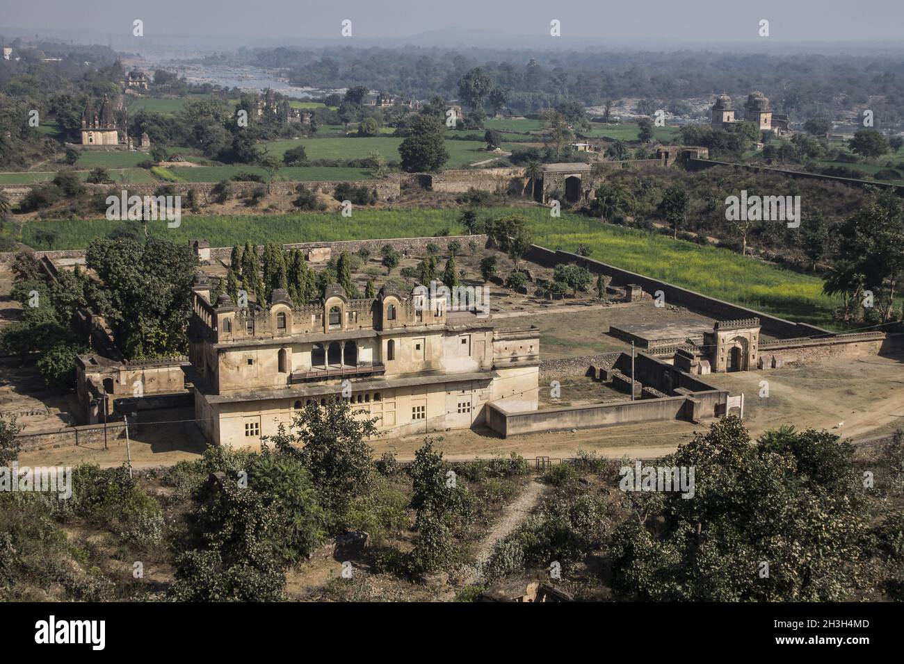 Rai Praveen Mahal in the Orchha Palace Complex. Madhya Pradesh, India Stock Photo