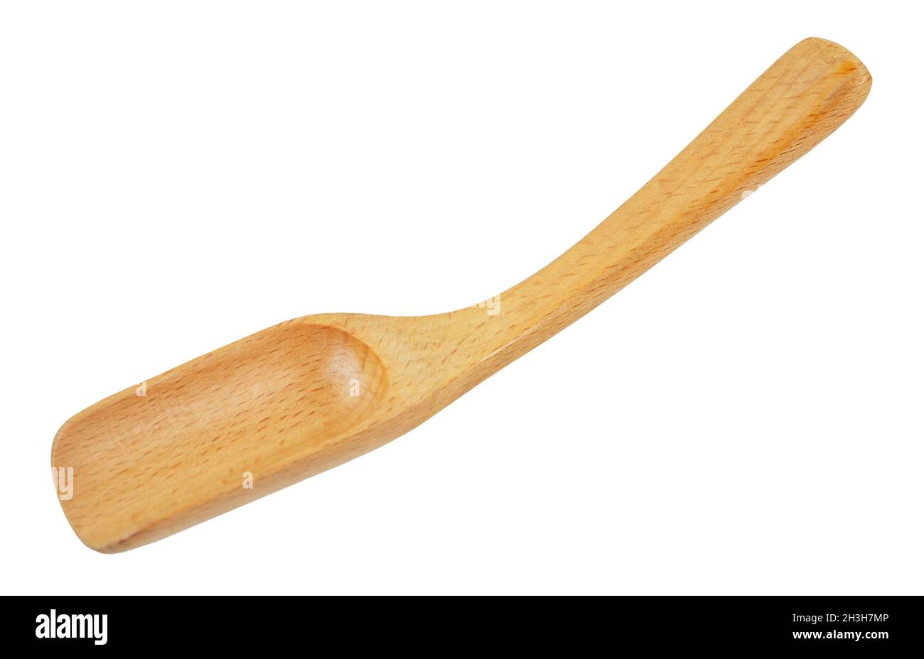 Wooden spoon isolated on a white background, save clipping path Stock ...