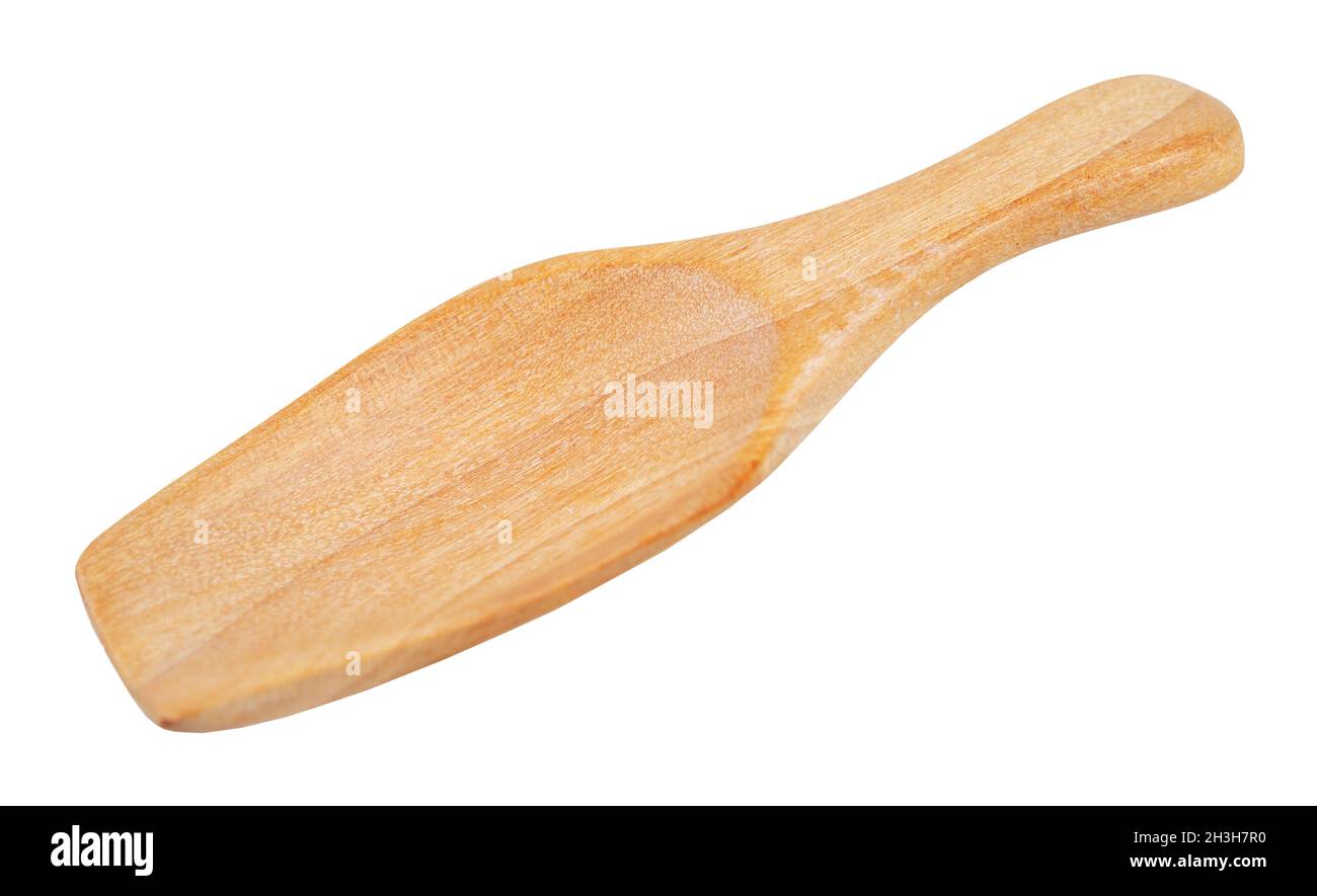 Wooden spoon isolated on a white background, save clipping path Stock ...