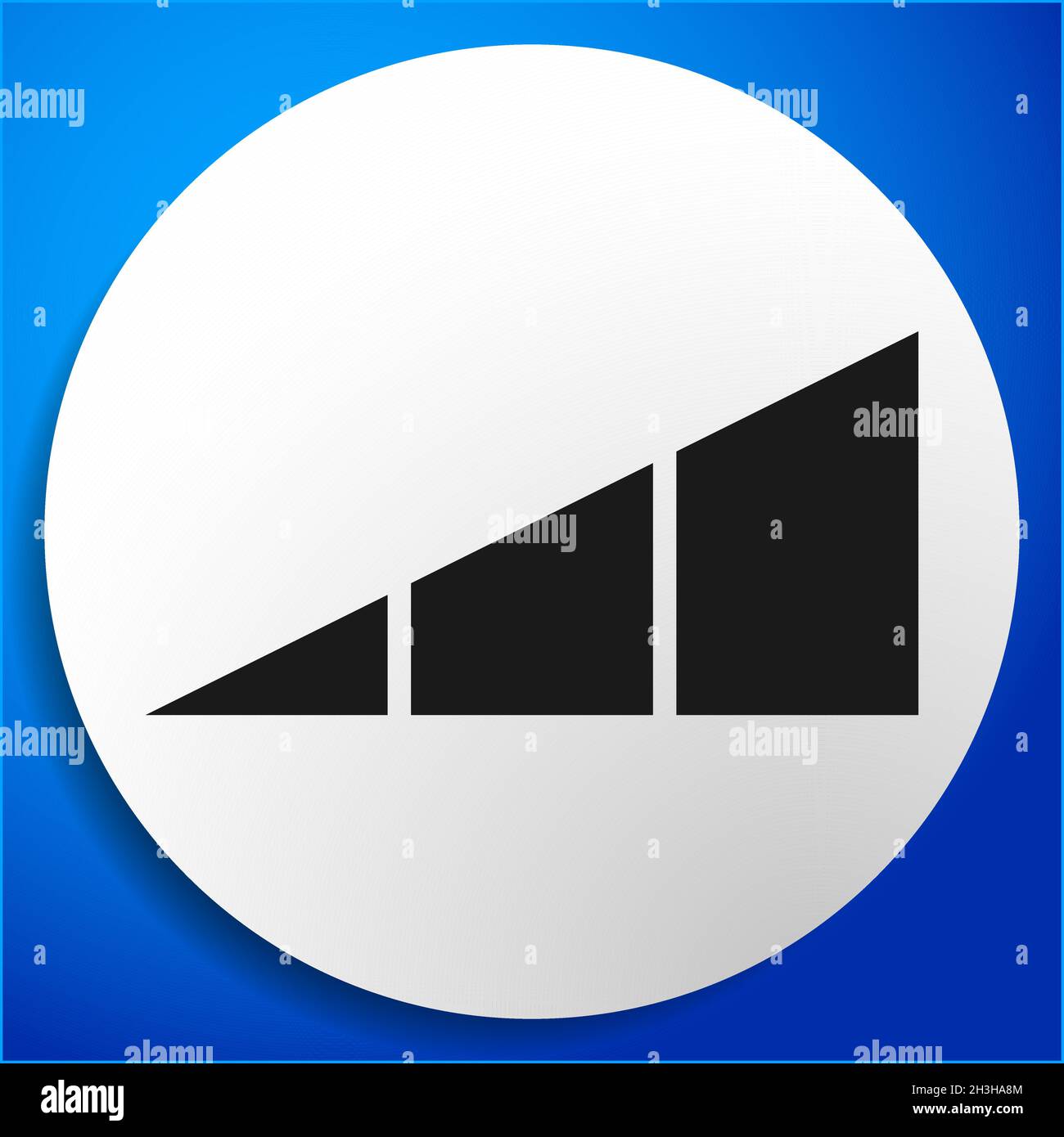 LEvel, progress indicator icon. Meter, gauge, yardstick symbol - stock ...