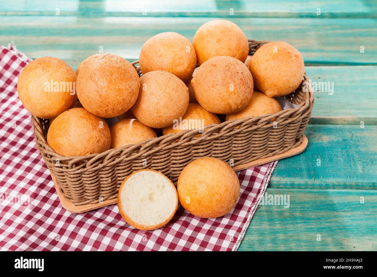 Buñuelo; Traditional Food Colombian Deep Fried Cheese Bread, Photo On