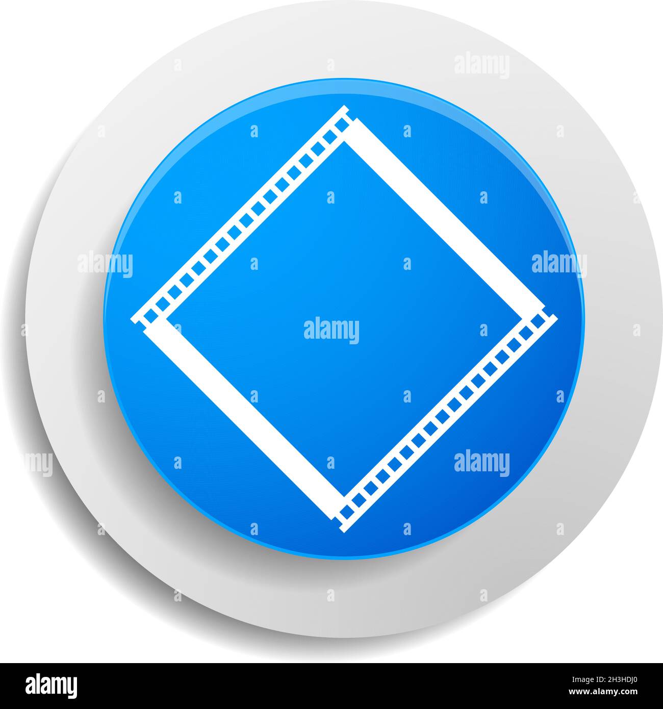 Photo / film strip silhouette. Illustration for photography