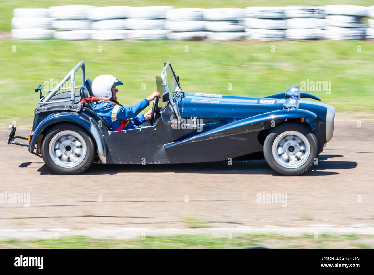 Open topped Sports car on race track,Tamworth Australia Stock Photo Alamy