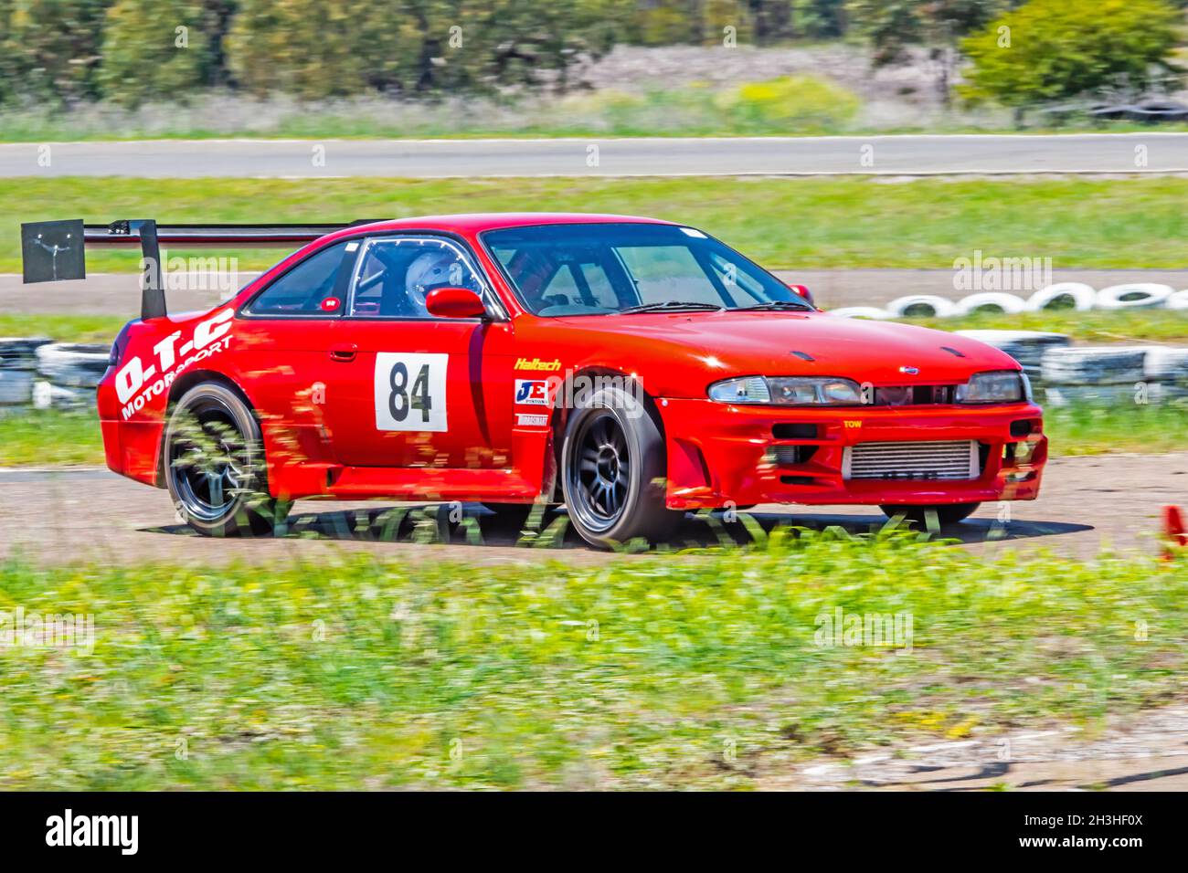 Stock car on a race track Tamworth Australia Stock Photo Alamy