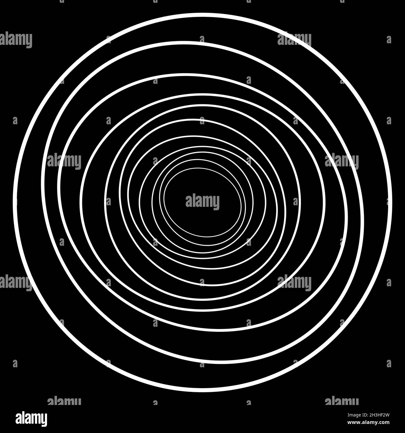 Concentric circles abstract visual design element - stock vector ...