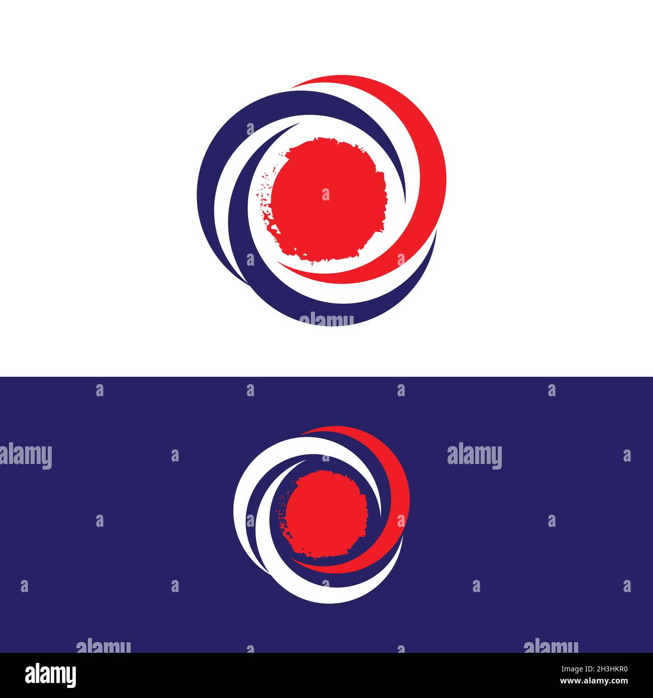 Vector abstract circle swirl symbol design element. Vector illustration ...