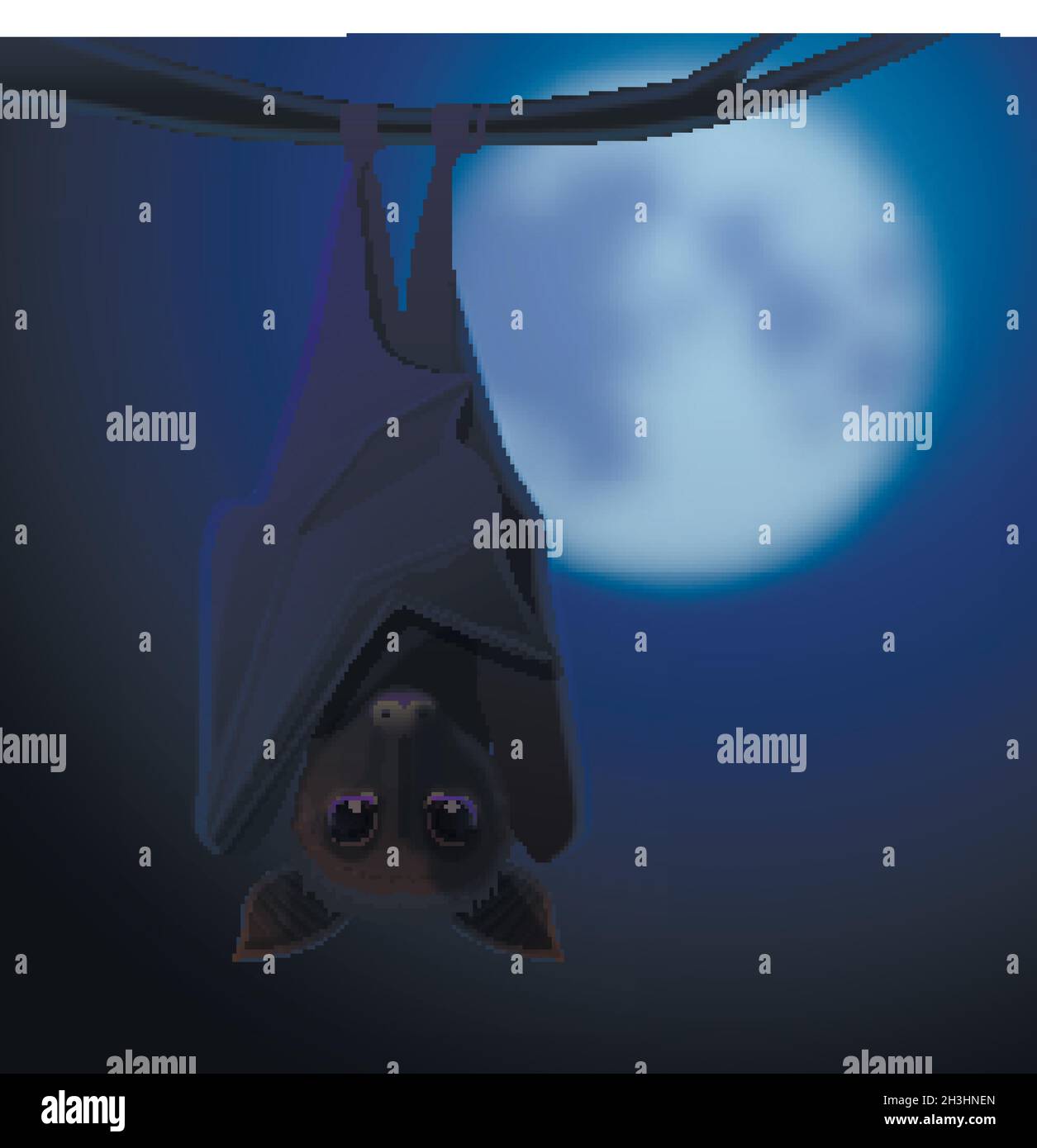 realistic halloween bat vector design illustration Stock Vector Image ...