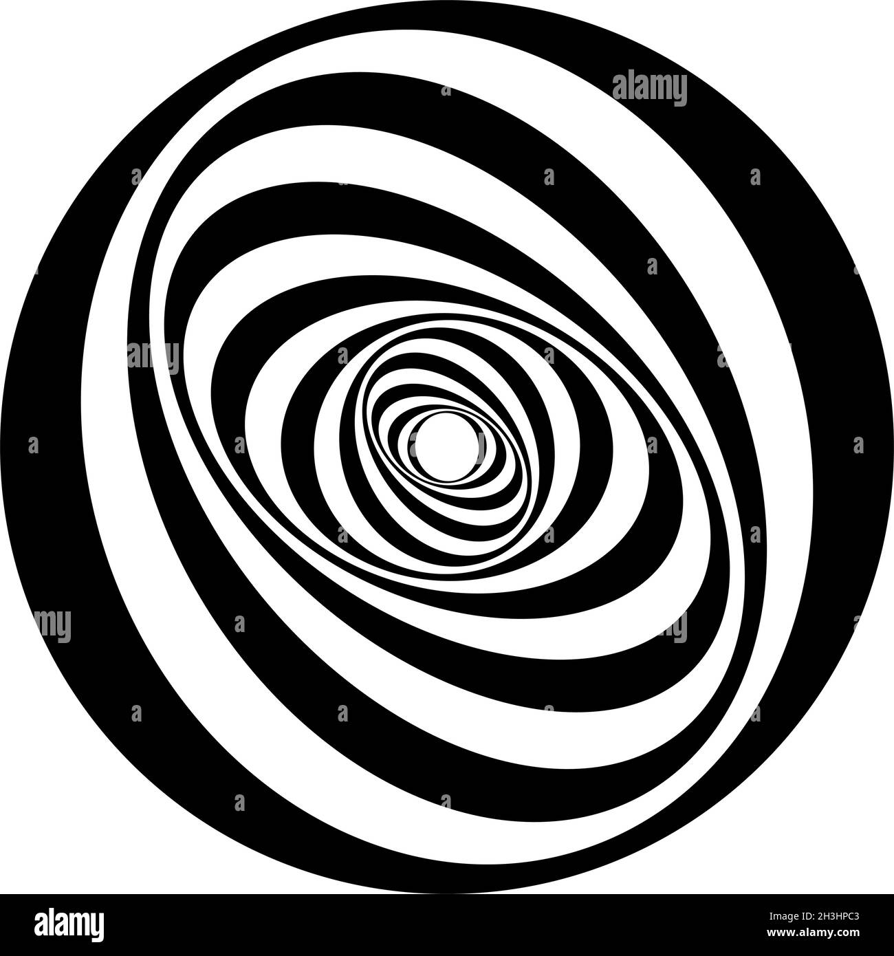 Concentric circles abstract visual design element - stock vector ...