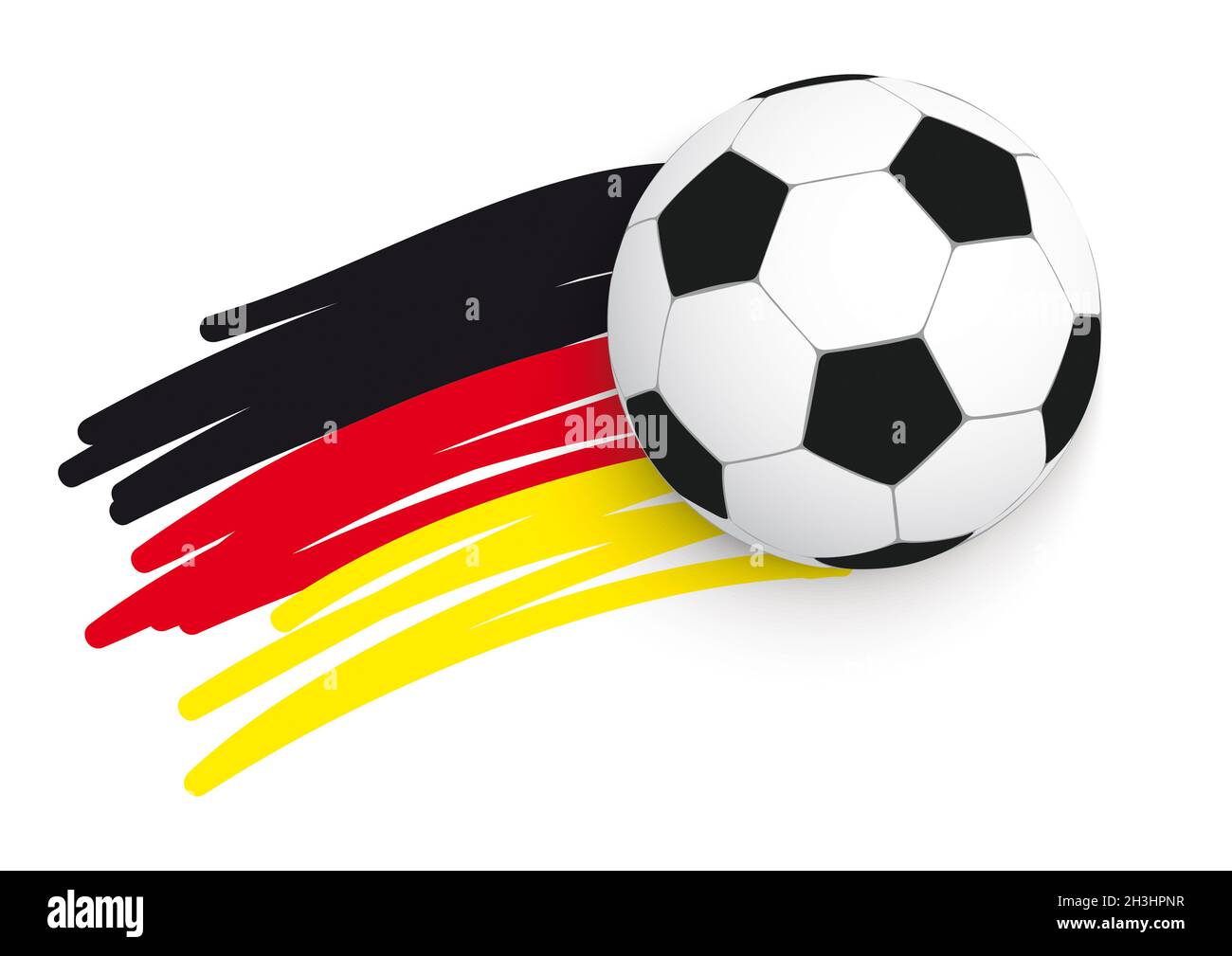 German Flag Football Stock Photo Alamy