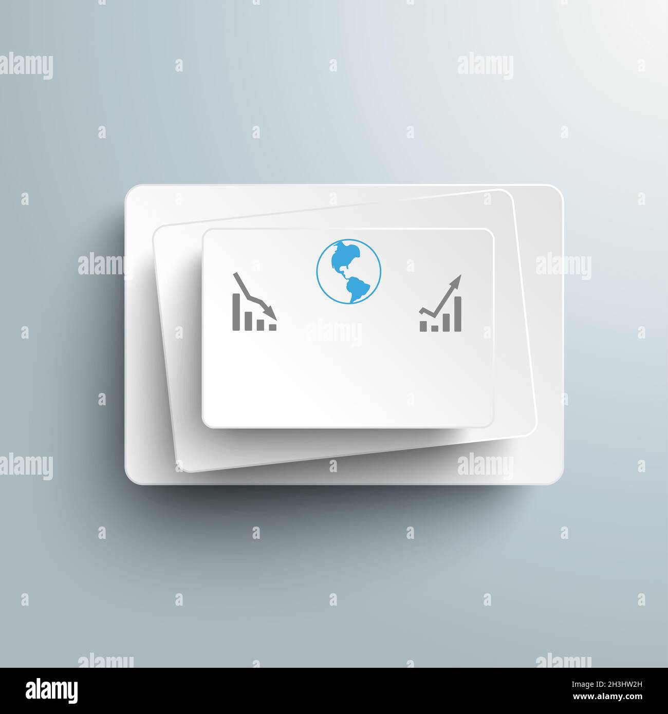 Big Abstract White Rectangles Infographic Stock Photo - Alamy