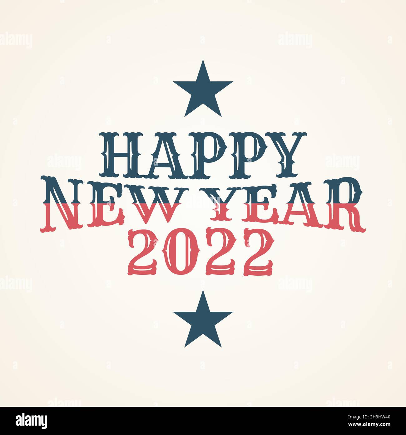 Vintage Happy 2022 new year banner for your seasonal holidays. Design  background 2022 with stars. Vector illustration   Stock Vector  Image & Art - Alamy
