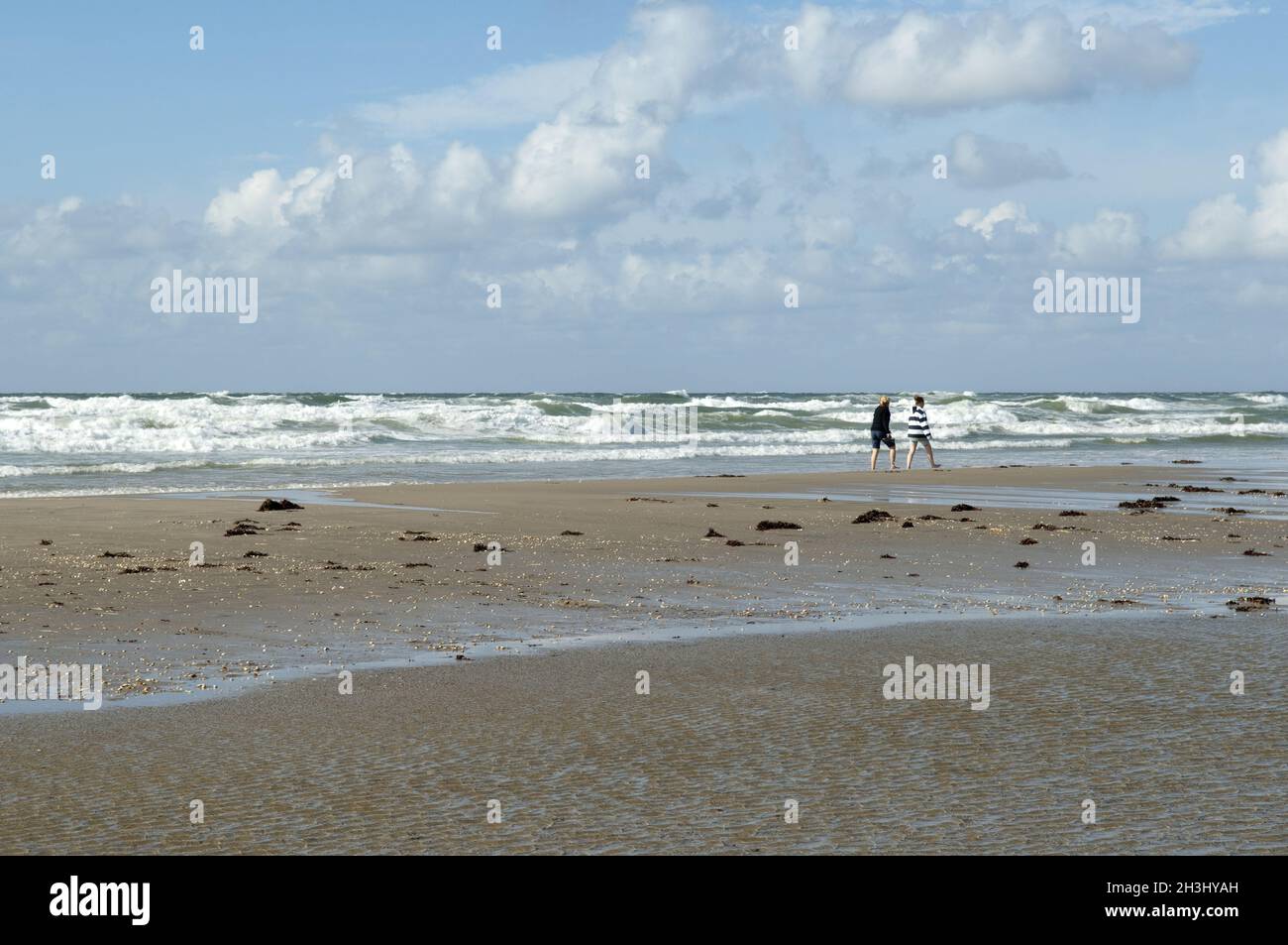Beach, Roemoe, Daenemark, Badestrand, Stock Photo