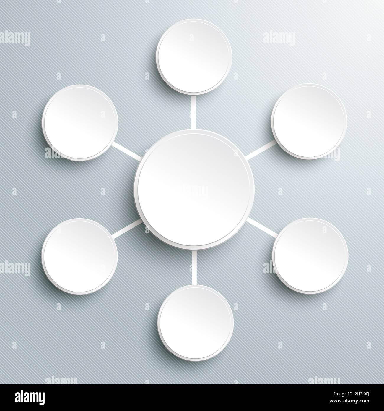 Blue Circle Logo With 6 White Lines