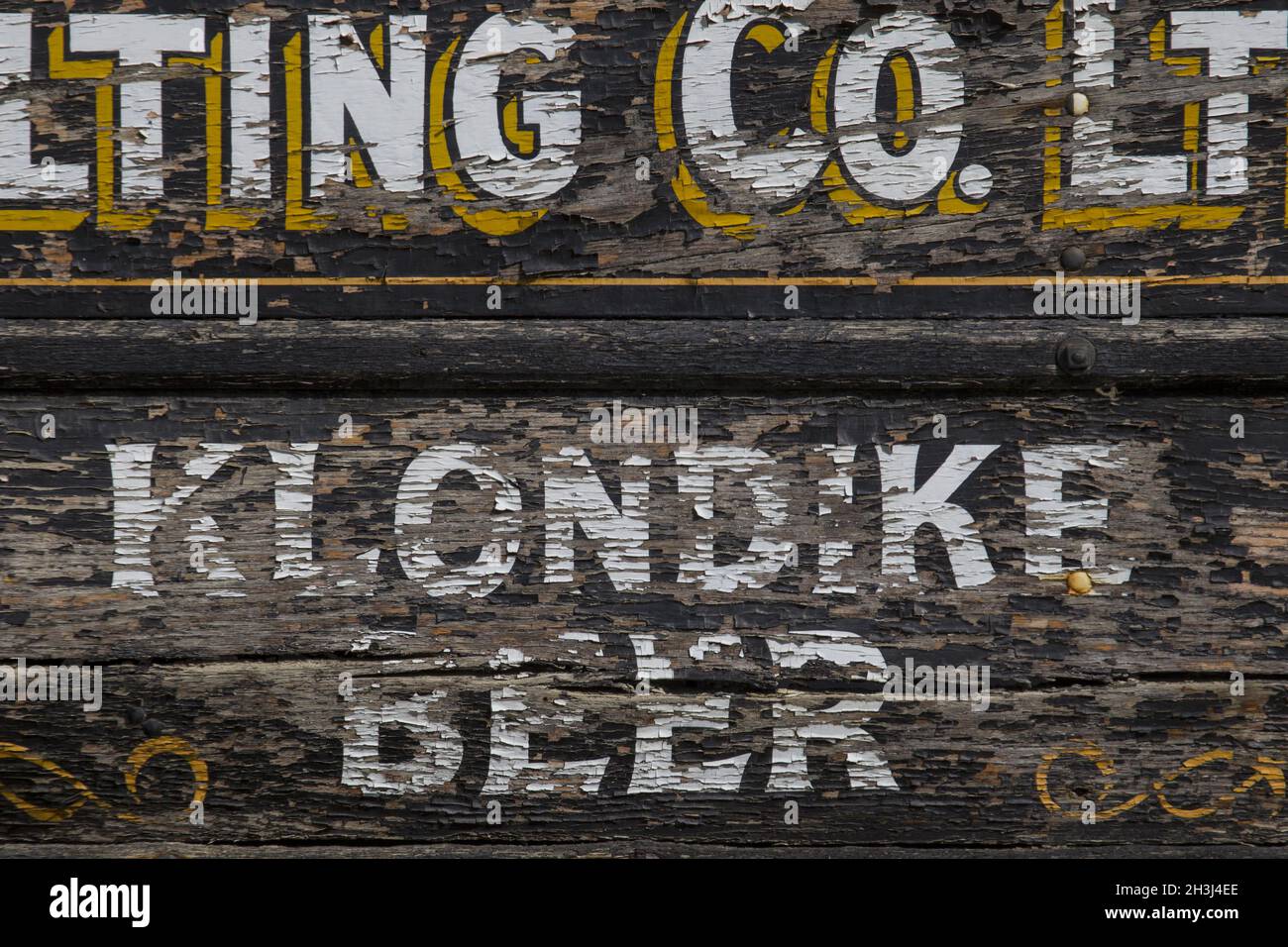 Klondike Beer Stock Photo