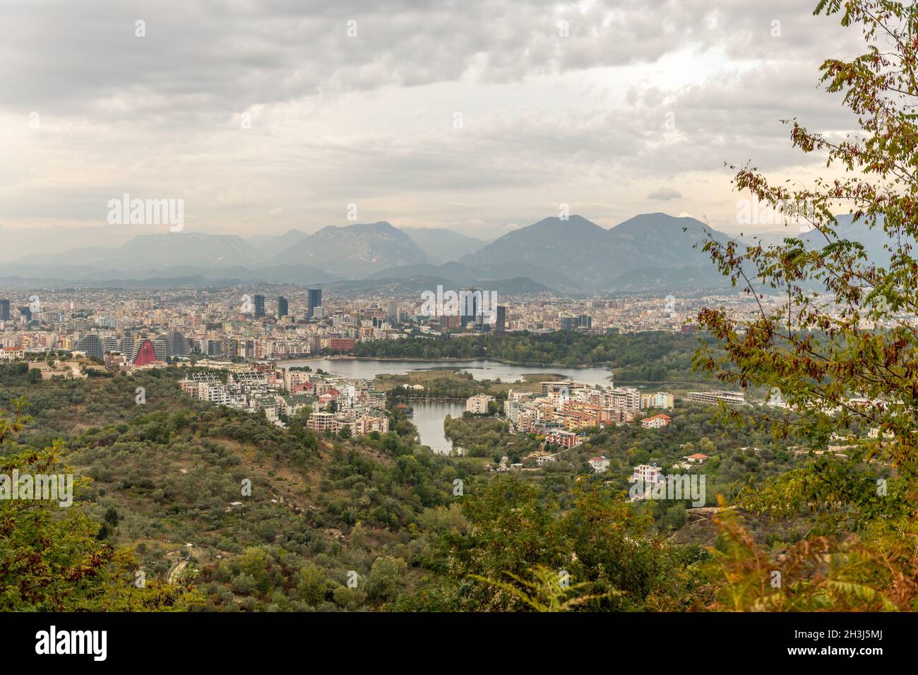 Cityscape, Tirana, Albania Stock Photo