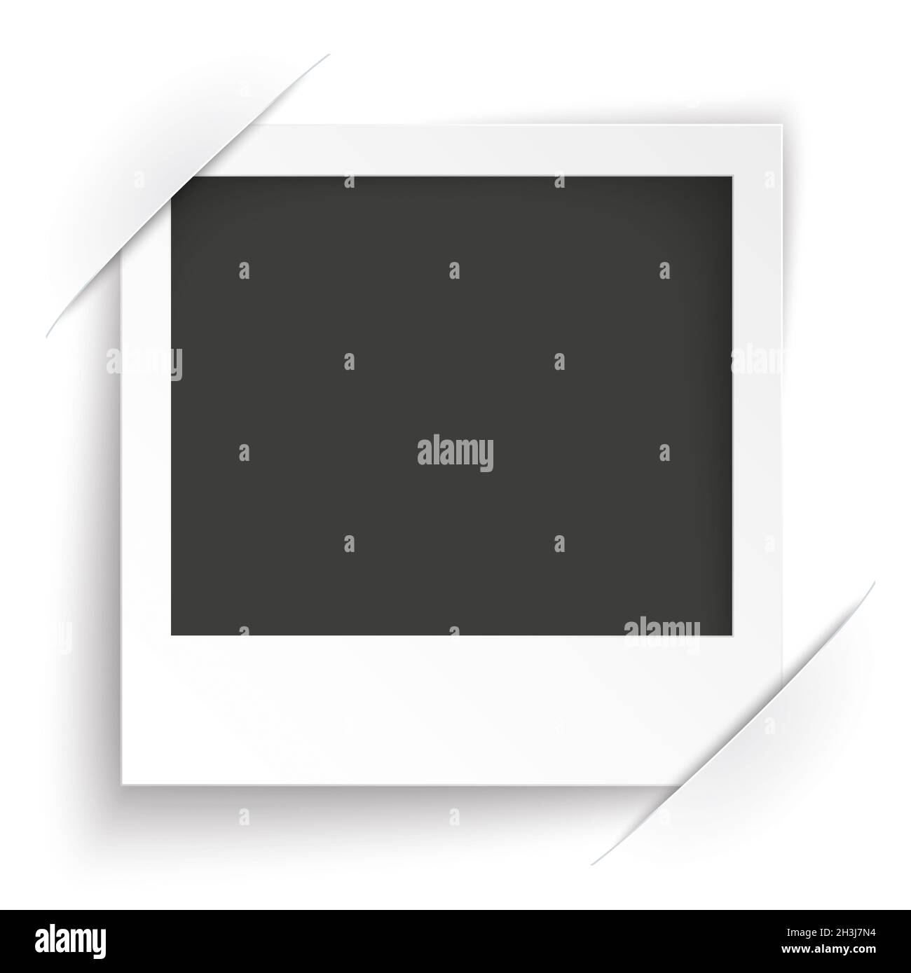 Convert Instant Photo Frame White Background Stock Photo Alamy