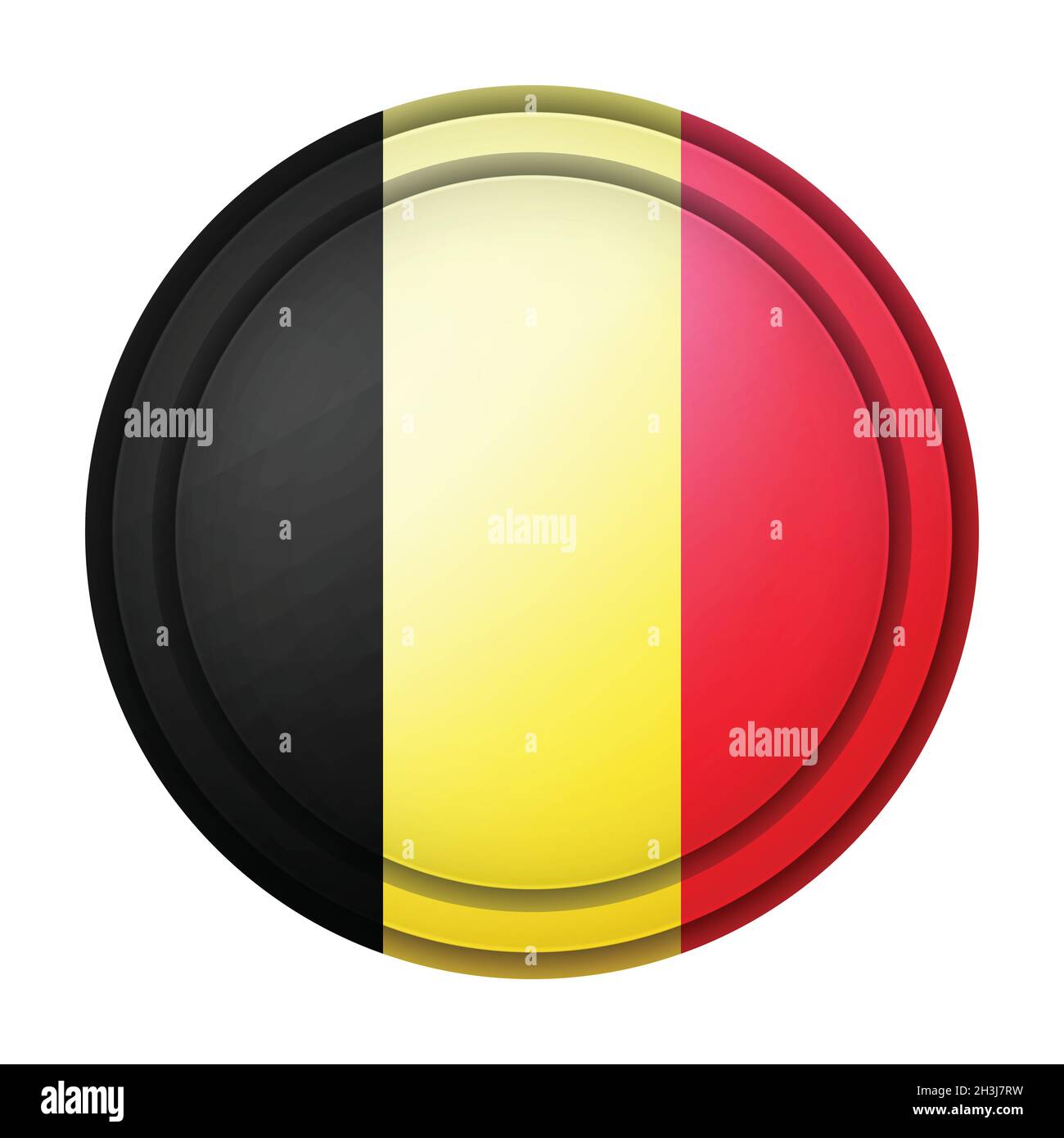3d flag of the brussels Stock Vector Images - Alamy