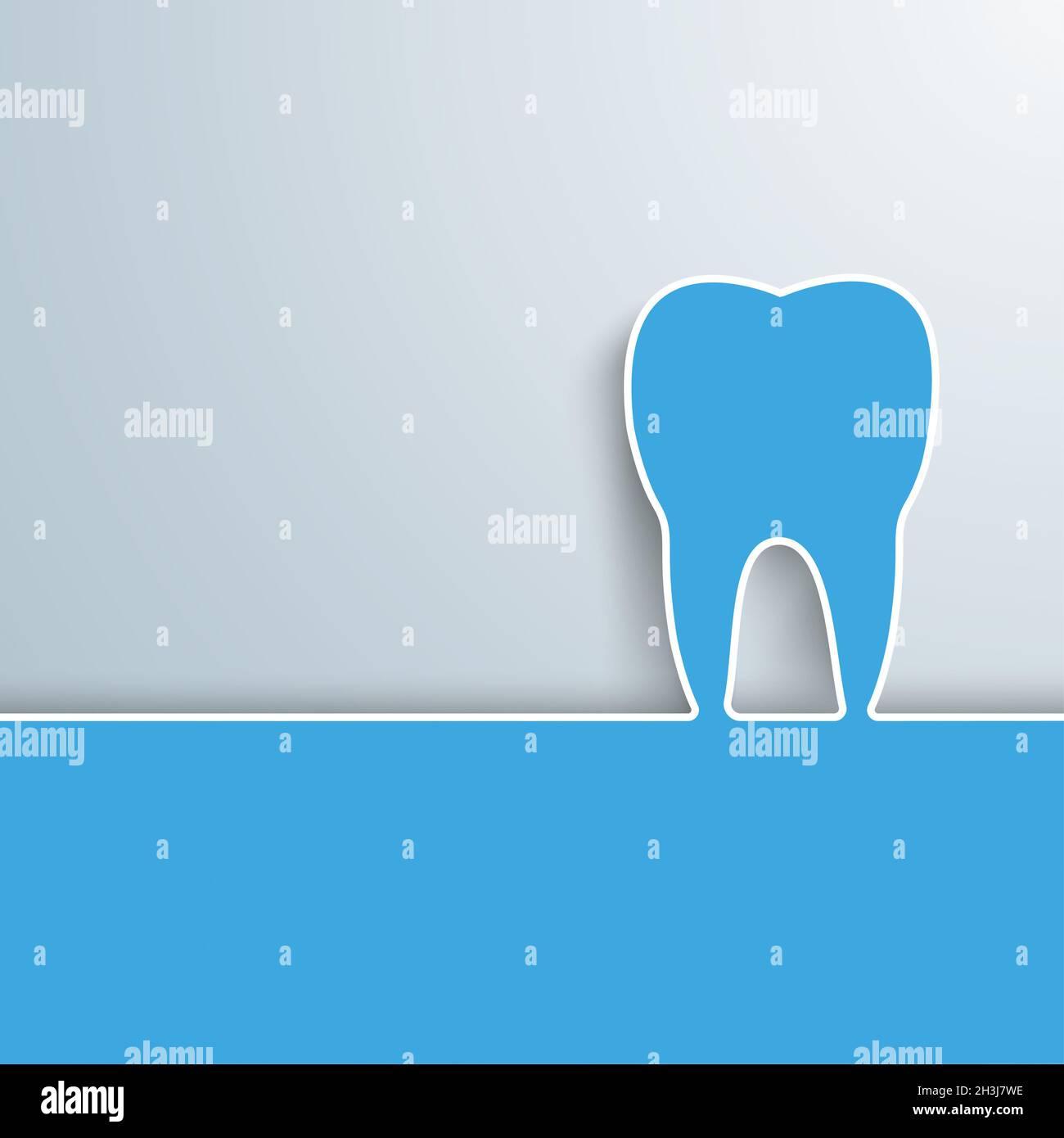 Tooth Blue Cover Stock Photo Alamy