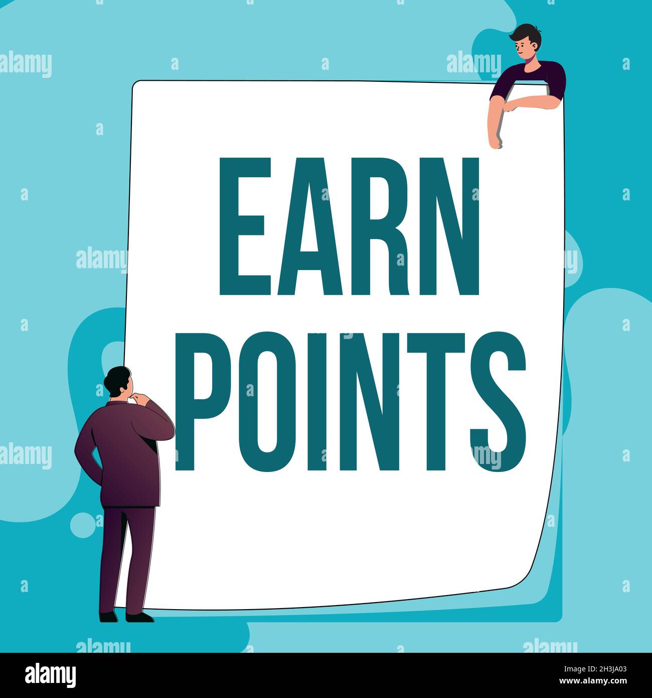 Conceptual display Earn Points. Word for getting praise or approval for ...