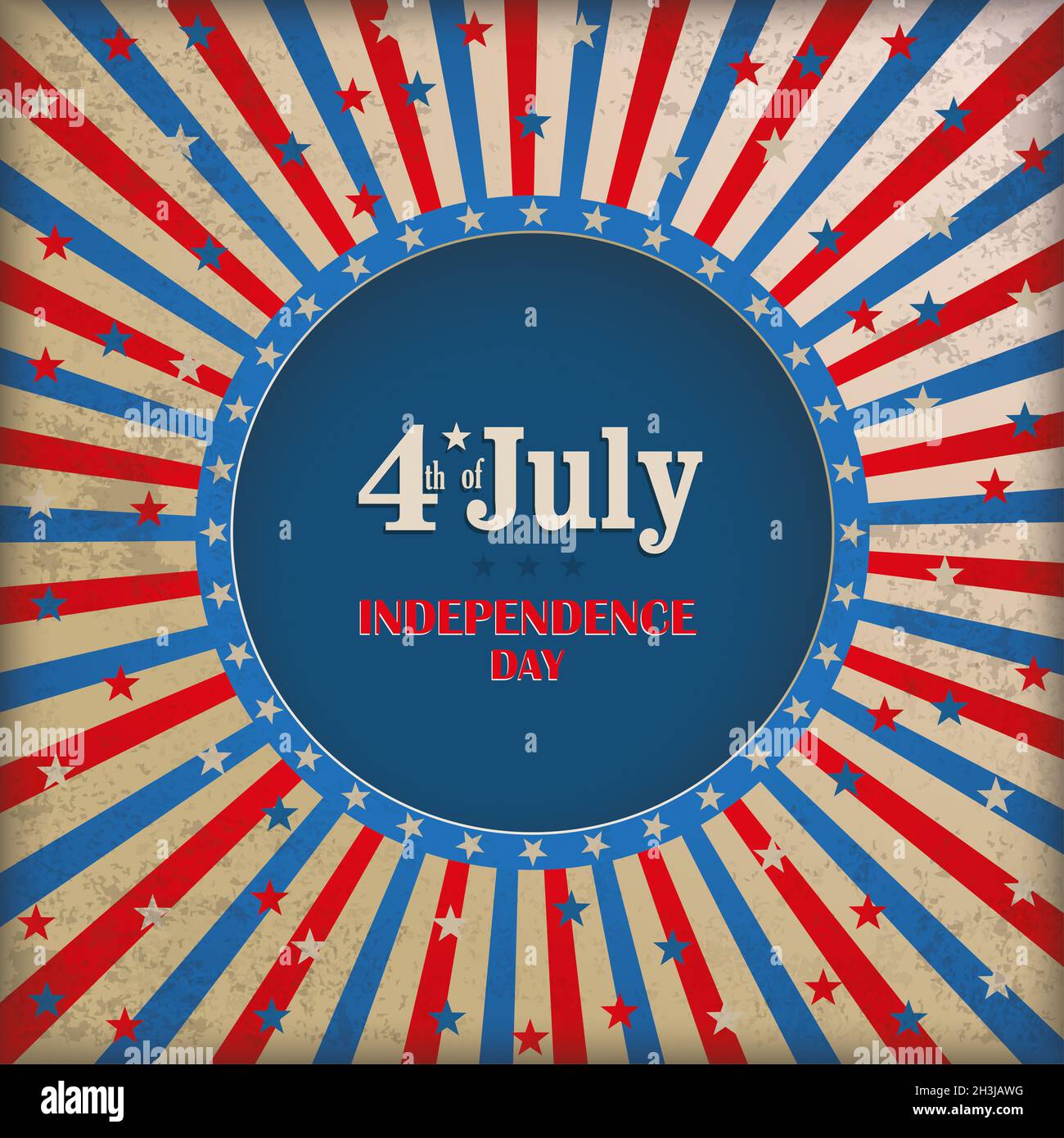 Vintage Background 4th July Stock Photo - Alamy