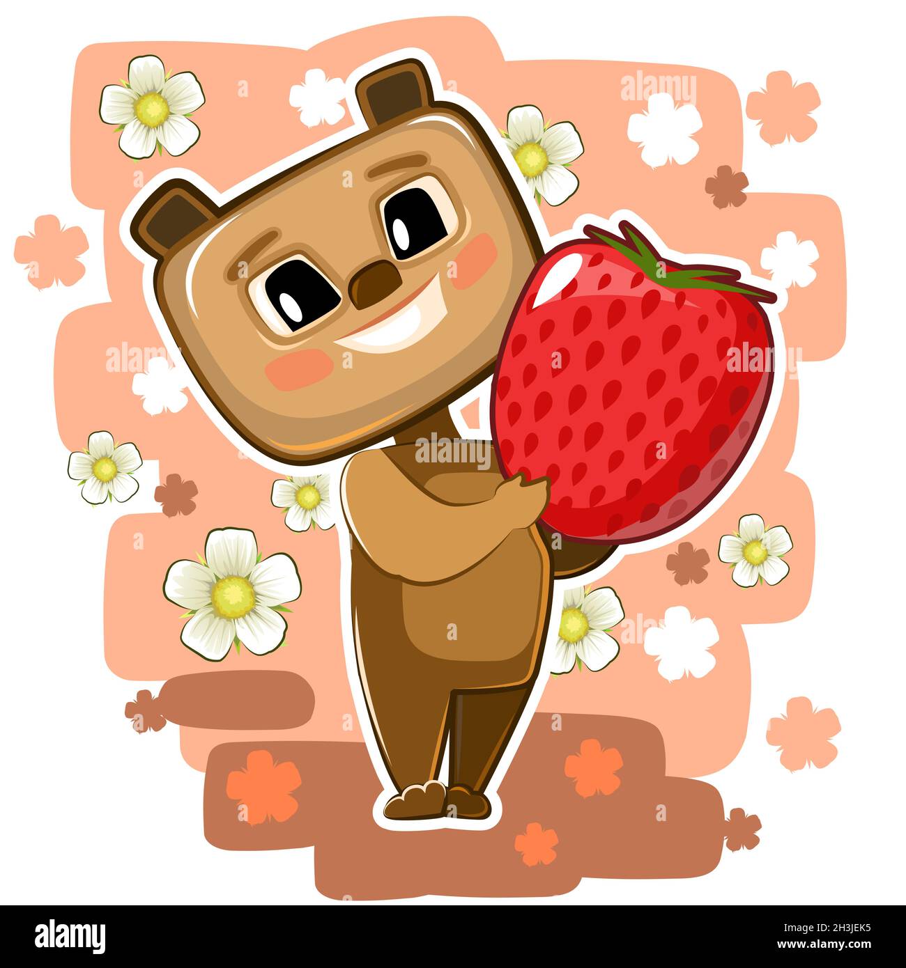 Little strawberries Stock Vector Images Alamy