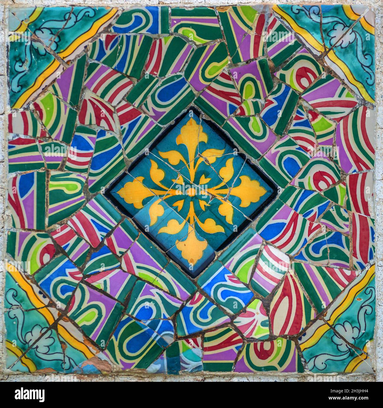 Abstract colorful mosaic texture background Stock Photo - Alamy