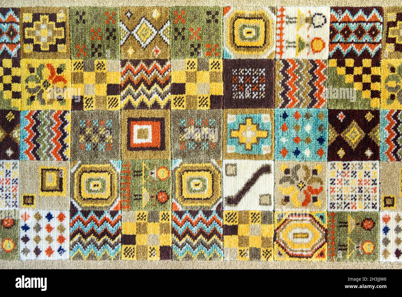 Arabic carpet texture background Stock Photo