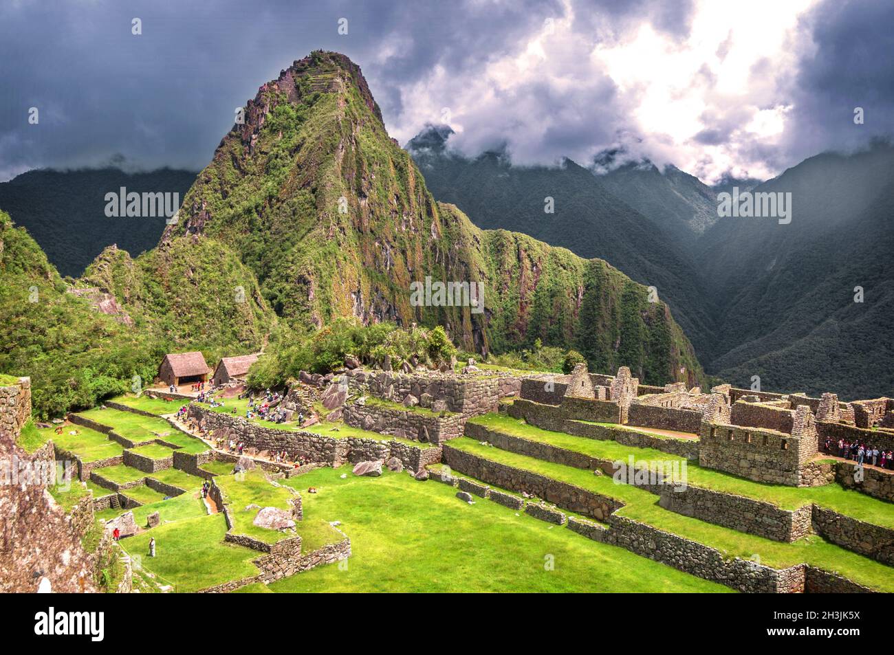 Inca city Machu Picchu (Peru) Stock Photo